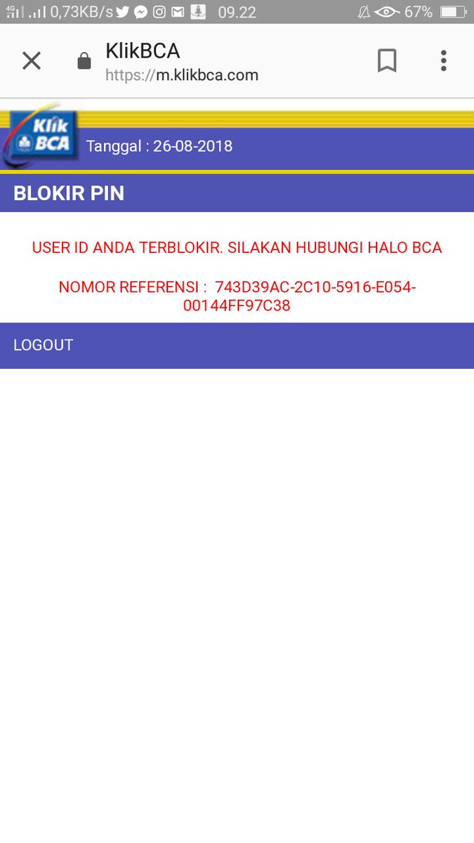 Drewfatma1's tweet photo. @HaloBCA gimana bisa kembali seperti semula?? https://t.co/ekoF7hXBPG