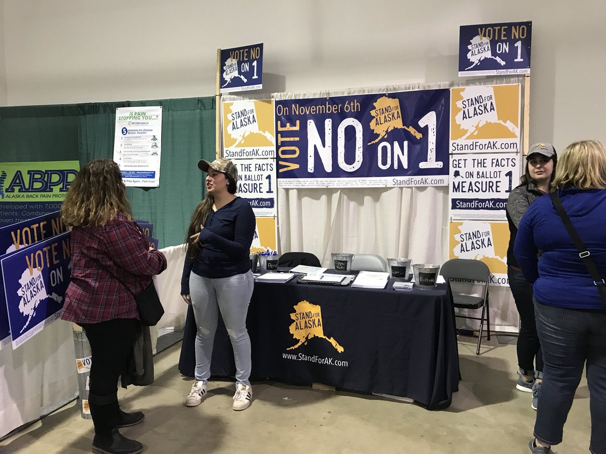 AlaskaMiners's tweet photo. AMA is working to @standforalaska at the @AlaskaStateFair this weekend. Come see us at the Raven Hall next to the Alaska USA ATMs. #standforalaska #standforak https://t.co/4MHxEbq6Iz