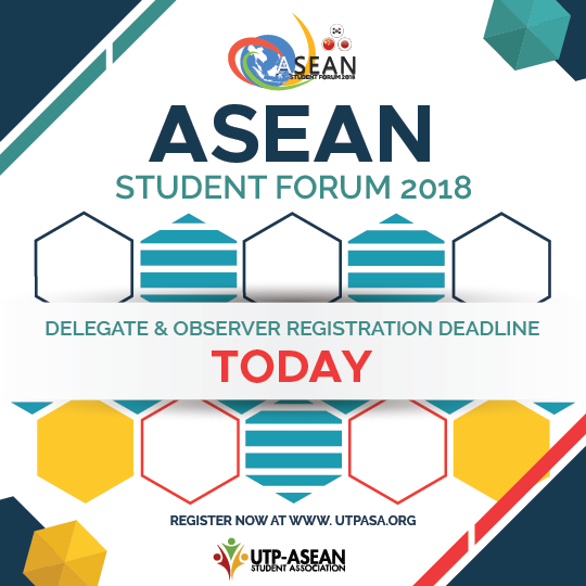 asautp's tweet photo. [Last day for Registration]

Delegate Registration Link
https://t.co/bU4rAEVlCG

Observer Registration Link
https://t.co/TQOeEzKpV3

Registration Deadline
‼Is Today‼

For more details follow us @asautp or visit our website at https://t.co/ZnhKUQQw8x

#ASF18 #ASF18onXon https://t.co/V4QdJgYszI