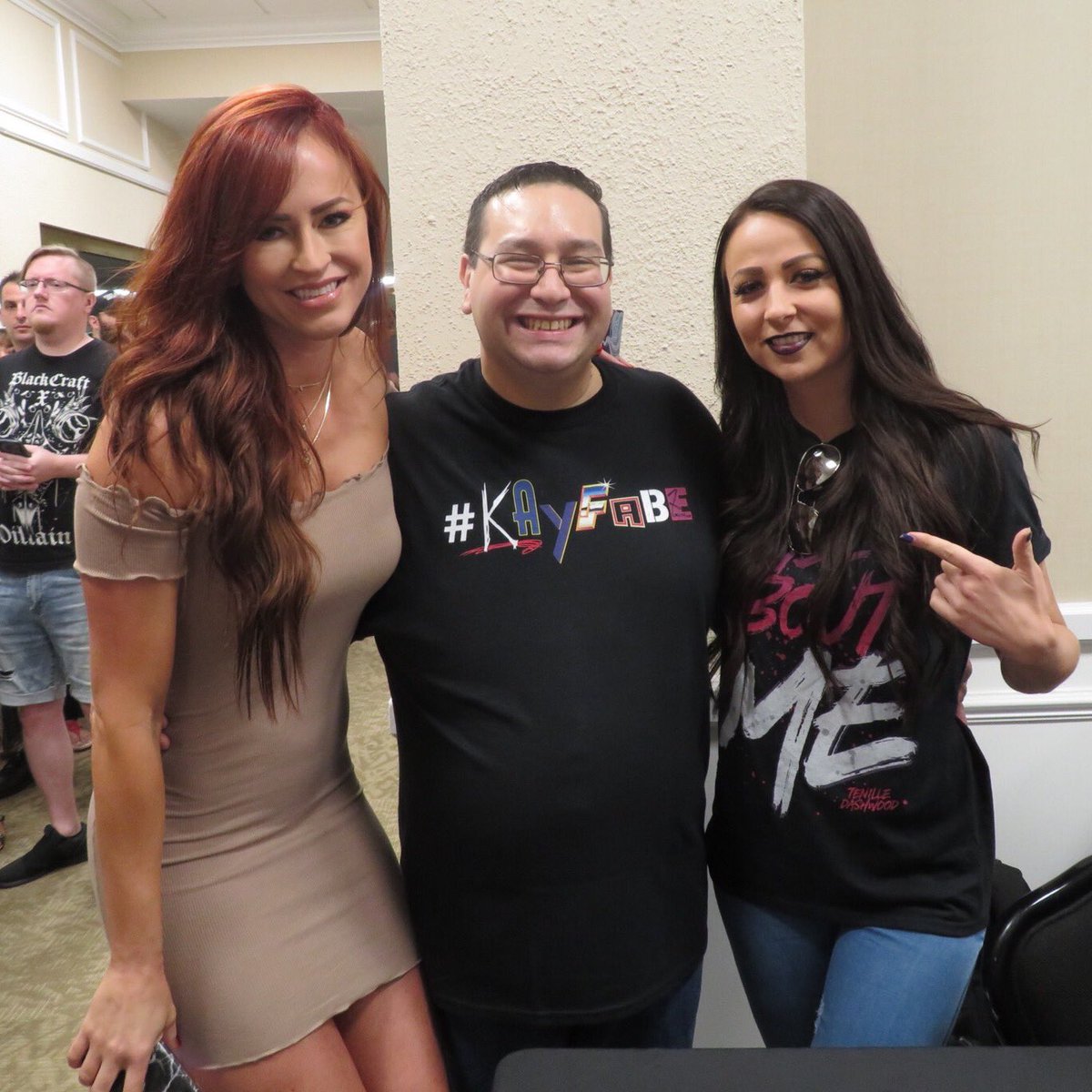 I can’t thank @daniellemoinet & @tenilledashwood for taking the time to take this picture with me. It truly made the #BoardwalkBeatdown experience for me!!! 8/25/18