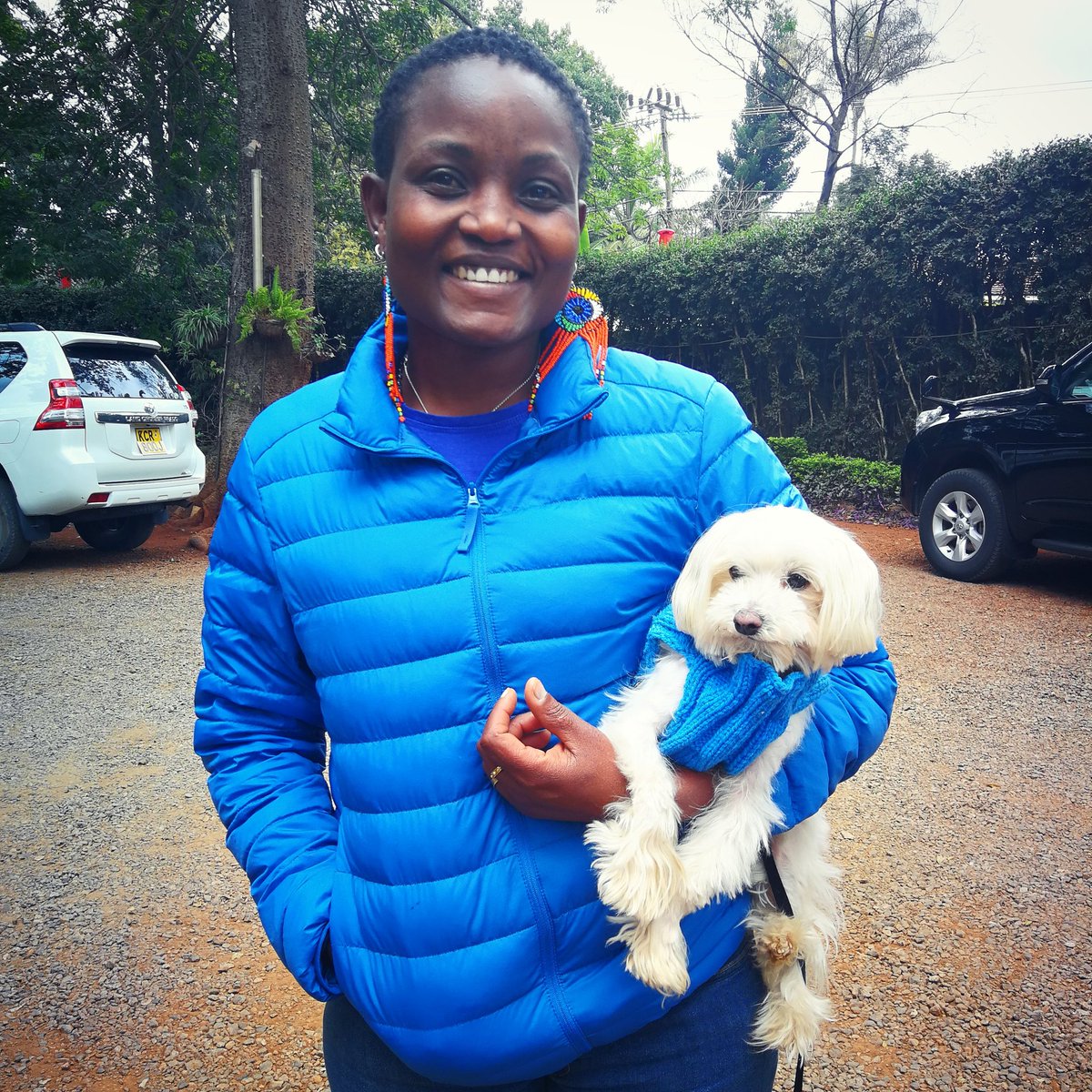 AKenyanGirl's tweet photo. Poppet and her mama in matchy outfits 😍💕

#RescueDogs 
#MiniatureDogs 
#MiniTerriers
#AdoptDontShop https://t.co/mk4EQPZZ3F