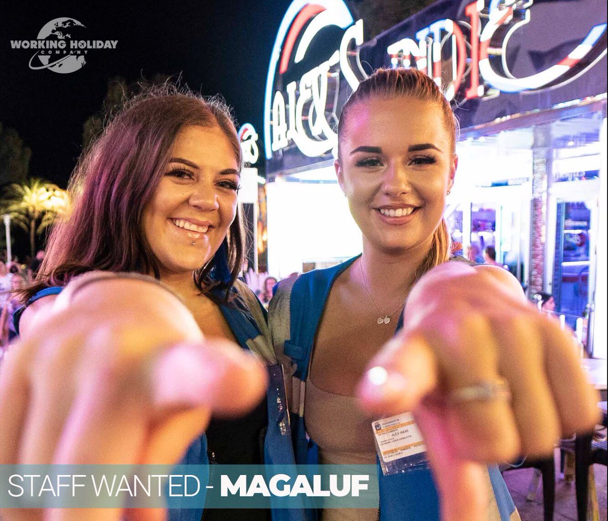 _twhc's tweet image. Jobs available in Magaluf next summer!