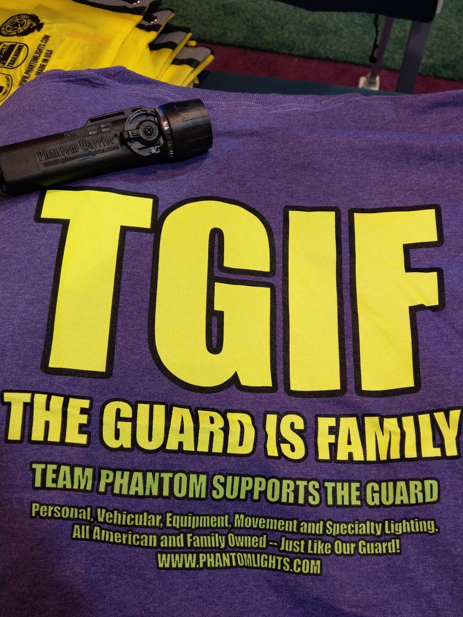 #NGAUS2018 #TGIF on a beautiful Sunday morning here in #NOLA visit us in booth 1001 and get your #theguardisfamily #freetshirt