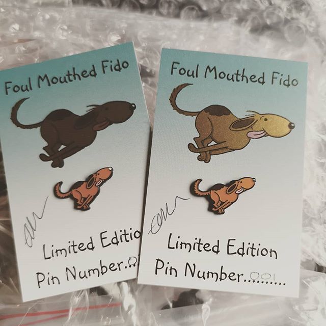 FoulFido's tweet photo. Limited edition #pinbadge #foulmouthedfido #cartoonart #instacartoon find us on Facebook @FoulFido to buy yours only 100 made and already selling fast!! #limitededition https://t.co/aePtRYvCpa https://t.co/vDhbzGAbuq