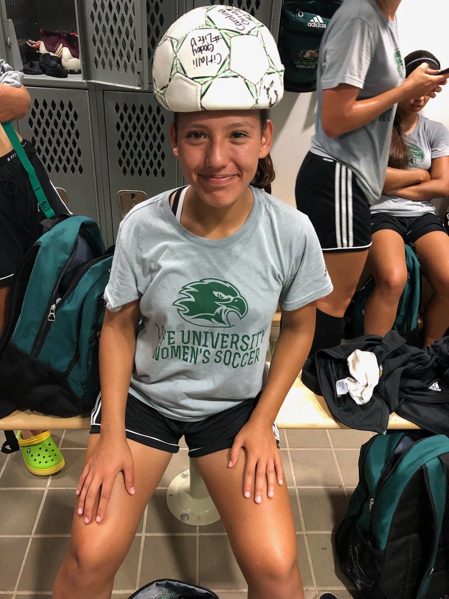 LifeUWSOC's tweet image. Our Ball Hat winner goes to Citlalli. While the score didn't go our way against Reinhardt, Citlalli's teammates found her resilient work rate inspiring. Congrats, Citlalli!! #LifeStyle #Workforeachother