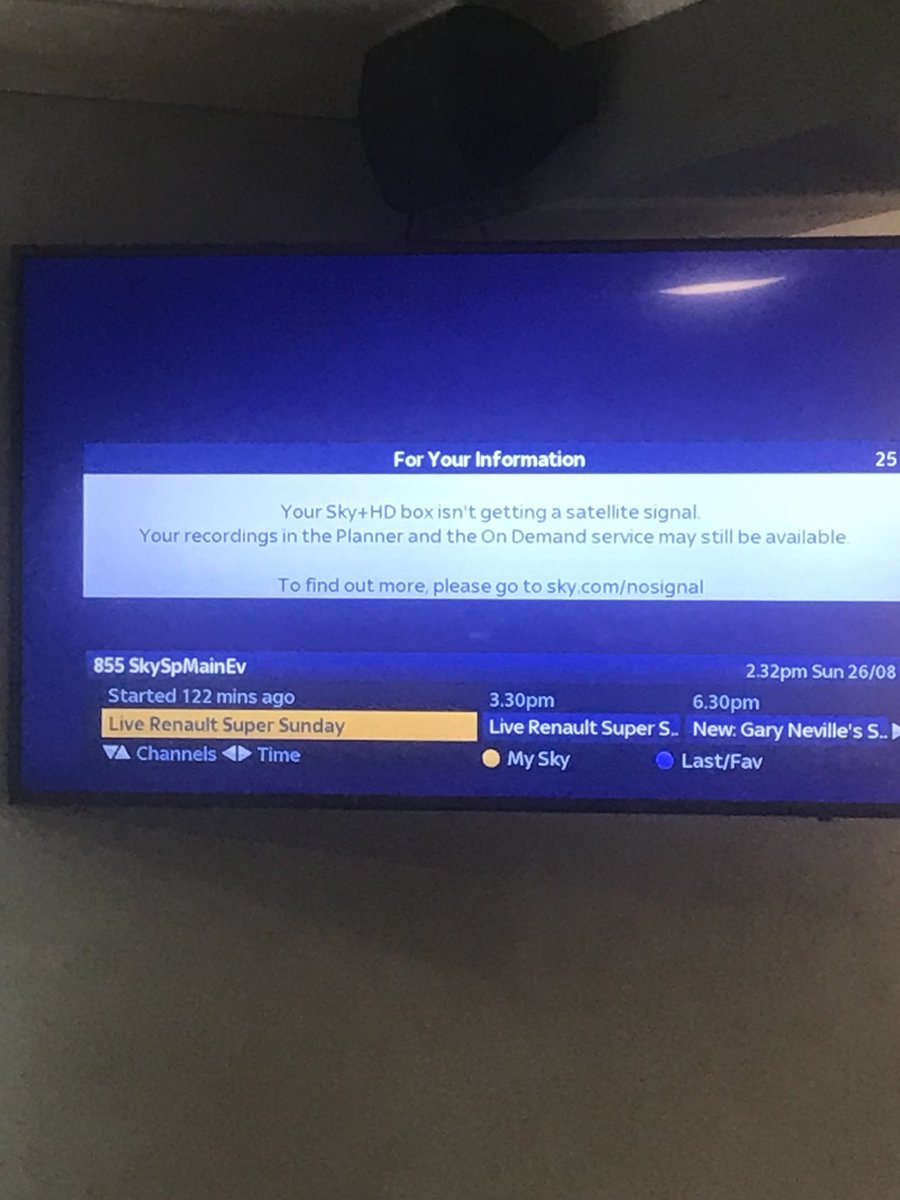 radfordsssc's tweet photo. @SkyUK considering the amount we pay as a business you would think Sky would of sorted this after 2 years!  Every time it rains!!! https://t.co/5acVmSzOrr