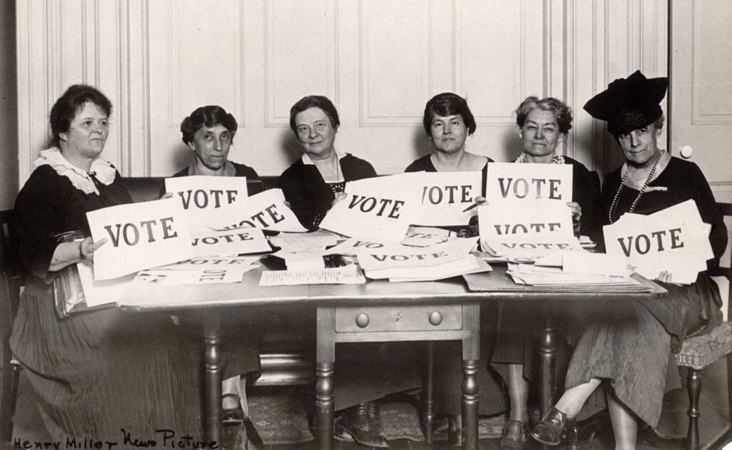 It's #WomensEqualityDay, when we recognize the decades-long struggle women faced to gain equal access to the right to vote. Today, women continue to lead the battle for equal #VotingRights for all! #WomenVote #WomenRun