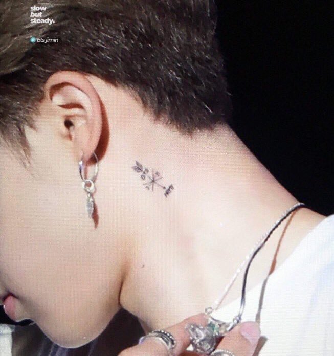 ℓunie JIN DAY on Twitter "Jimin has a tattoo on his neck