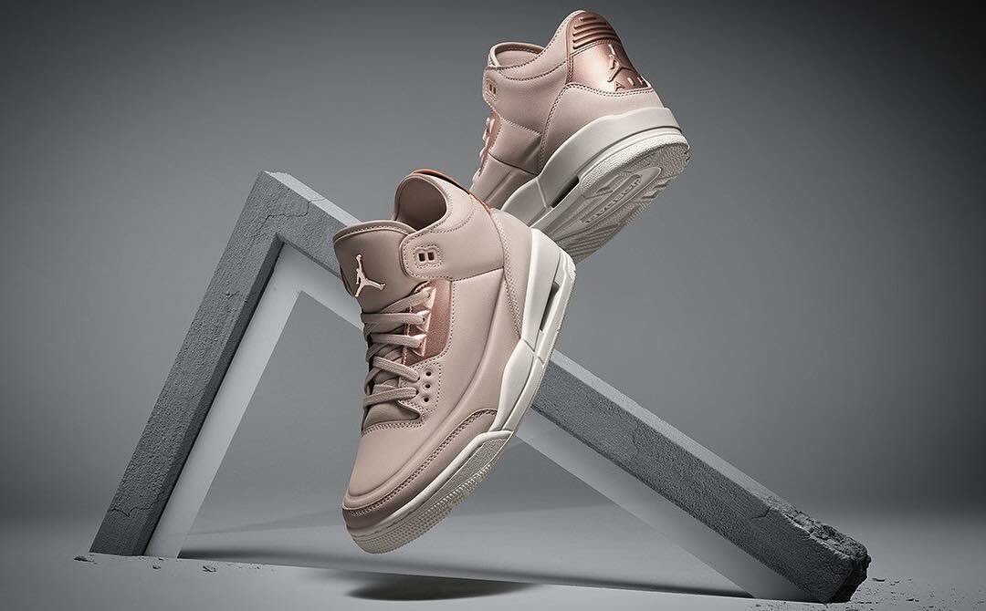 jordan 3 rose
