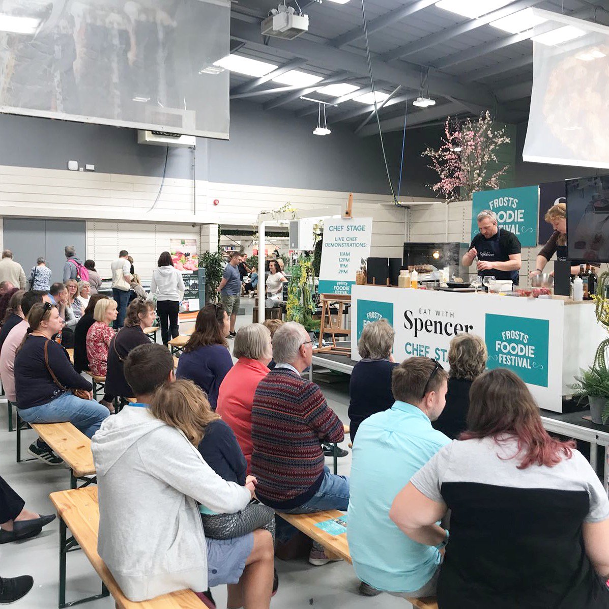 It’s day two of our Frosts Foodie Festival at Woburn Sands! We have an exciting line up in store for you all on our Chef stage today...visit our FB page: @FrostsGC for full details! #FrostsFoodieFestival #EatwithSpencer #FrostsFamilyFiesta