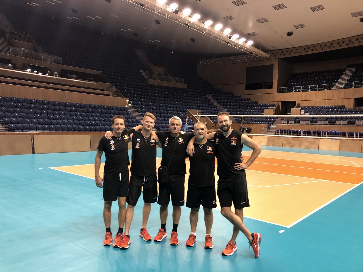-17 days to #fivbworldchampionship <a href="/belreddragons/">Belgian Red Dragons</a> #staff ready #Belgium🇧🇪🇮🇹🇵🇱🇦🇷 #AA