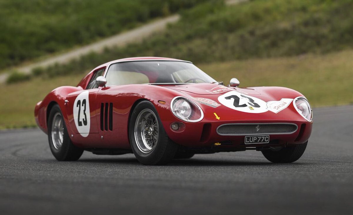 CarWaffle's tweet photo. WOW! - Phil Hill’s #Ferrari 250 GTO just sold for a world record $48.4m 😮😮 https://t.co/q5VvSNdUht https://t.co/ANaTfZFij1