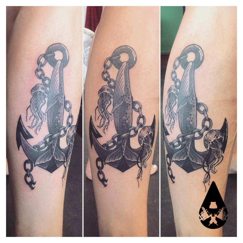 Inkwell_Tattoo_'s tweet photo. Amazing anchor design by Daryllanne ⚓️

#inked #tattoo #tattooed #tattooartist #winterbourne #bristol #theinkwell https://t.co/5cMFef4jA0