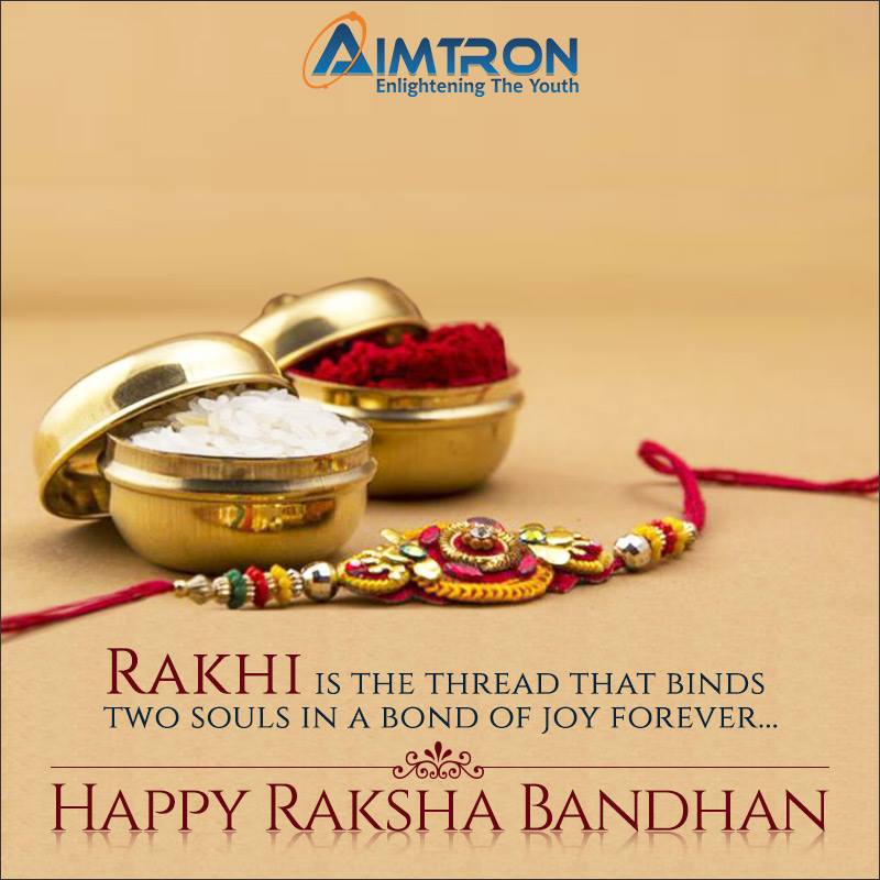 Aimtronuni's tweet photo. Rakhi is the thread that binds two souls in a bond of joy forever.
Aimtron Foundation wishes you and your family a Happy Raksha Bandhan!

#HappyRakshaBandhan #HappyRakhi #India #Traininginstitute #EmbeddedSystemsInstitutes #SkillDevelopment #AimtronFoundation #Vadodara #Gujarat https://t.co/DlhT2ULGEi