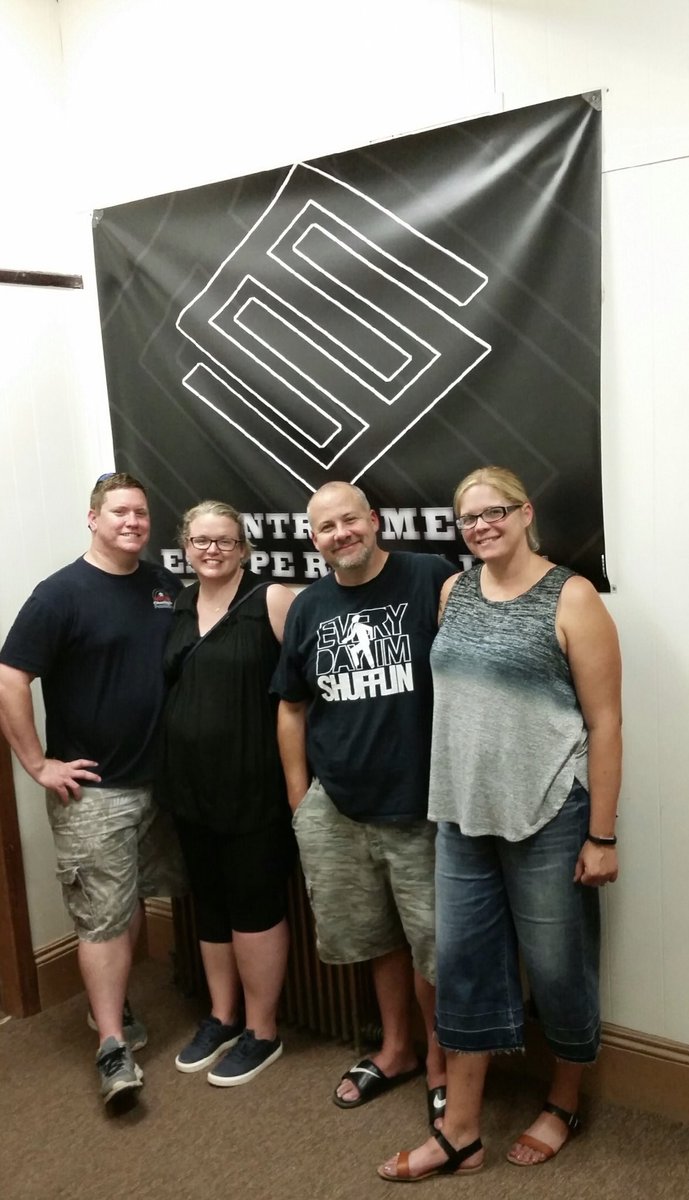 Team We Burn were able to conquer their nightmares and escape with a time of 48:30! Way to go!