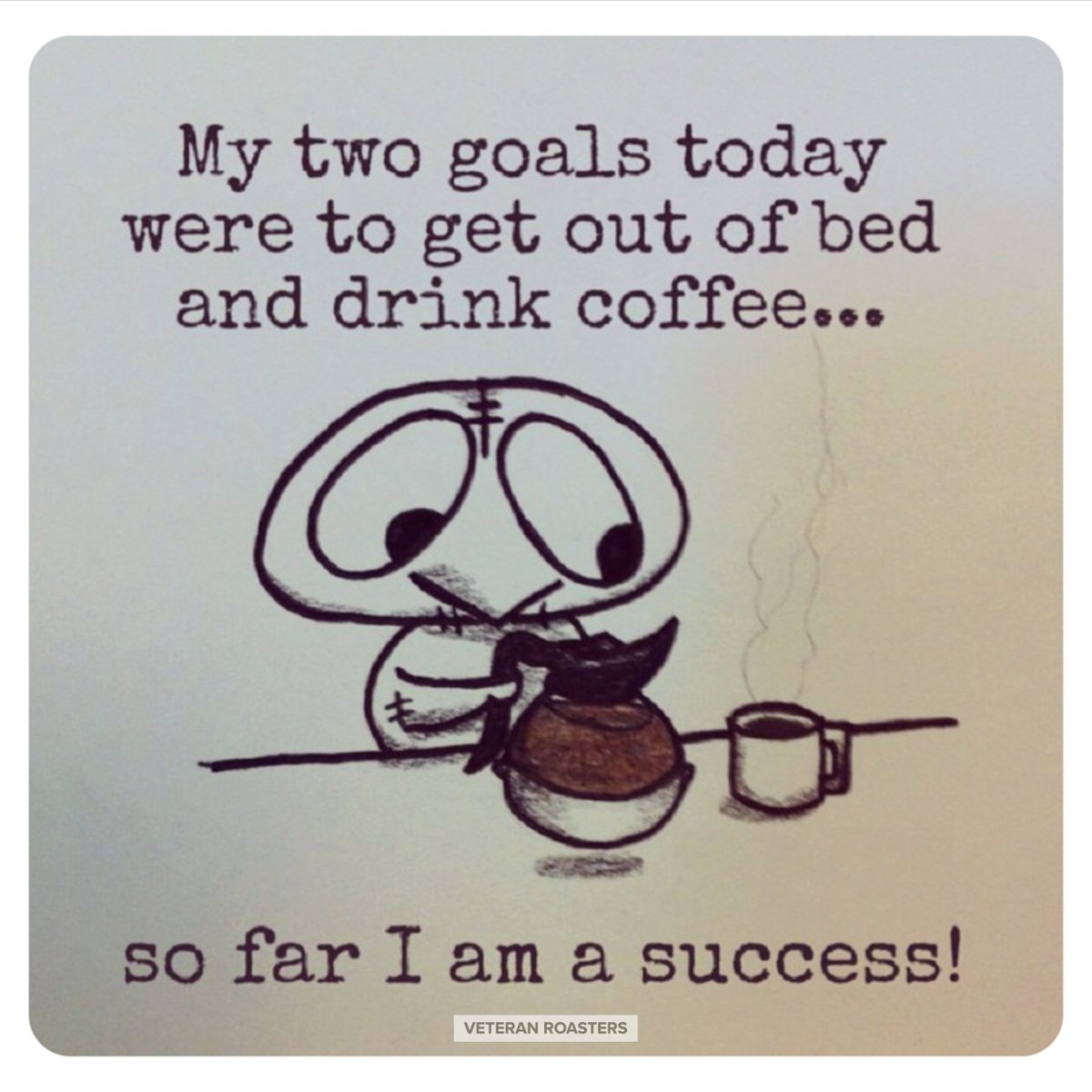 And we hope that our coffee is part of your day!#veteranroasters# Coffee #C...