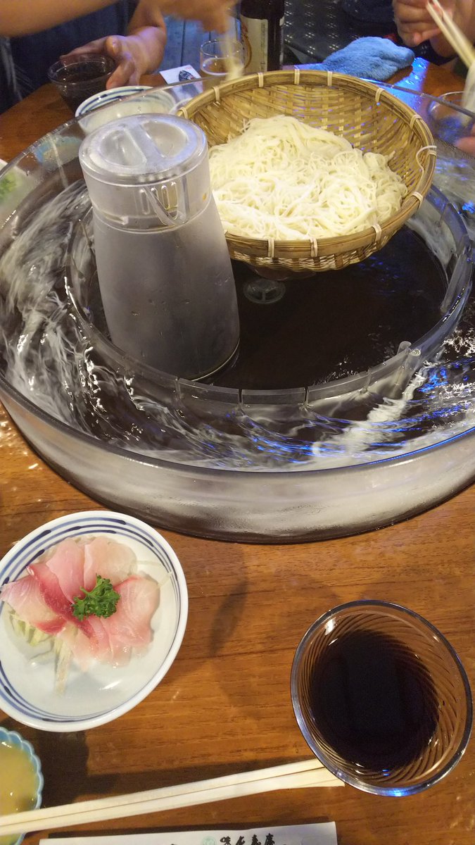 そ〜めん流し(*´∀`)♪