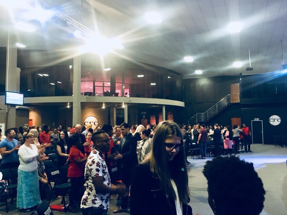 glennschroder's tweet photo. Amazing Sunday @DurbanCRC #BeImitatorsOfGod #TenTimesBetter
Massive expectation for tonightβs #YouthRevivalService with Ps @AtBoshoff @CRCMain
We are standing in unity & praying for our country
#SouthAfricaIsABlessedLand https://t.co/alNOsCqMie