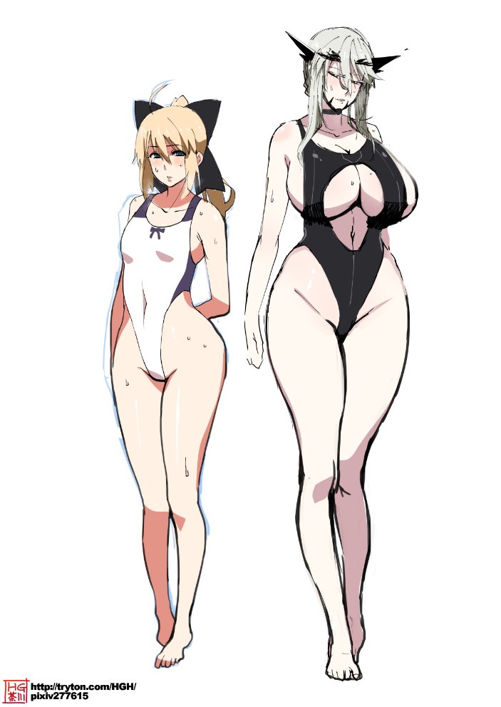 本日の画像:セイバーリリィ
引き続き次回作に向けて妄想中。
先日の槍オルタ&モーに続いてリリィのハイレグ水着ver. 