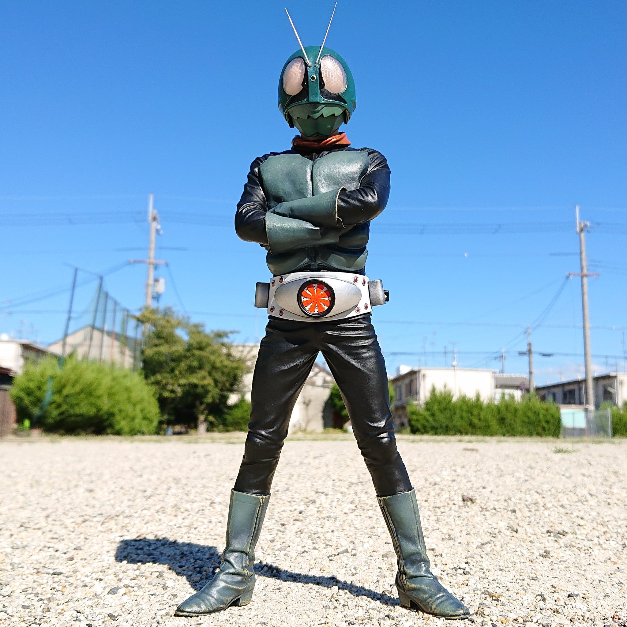 ビリケン商会/仮面ライダー旧1号/ソフビキット ビリケン商会】 仮面