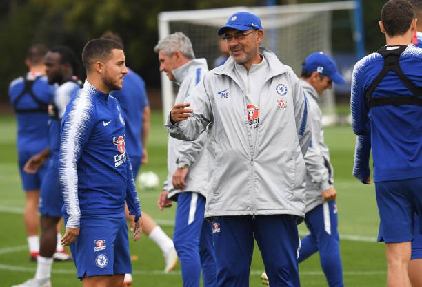 WorldOfCFC's tweet photo. It's Matchday against Newcastle at St James' Park! 

Chelsea have their eyes set on a third consecutive win under Sarri this season , thereby breaking the curse of the Newcastle. Been a while since we won there

Cmon you Blues! 💙

#CFC
#NEWCHE https://t.co/2s2G9gmnqI