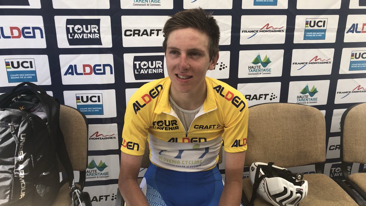 AND THE WINNER IS.... TADEJ POGACAR ! 🇸🇮💛

#tourdelavenir