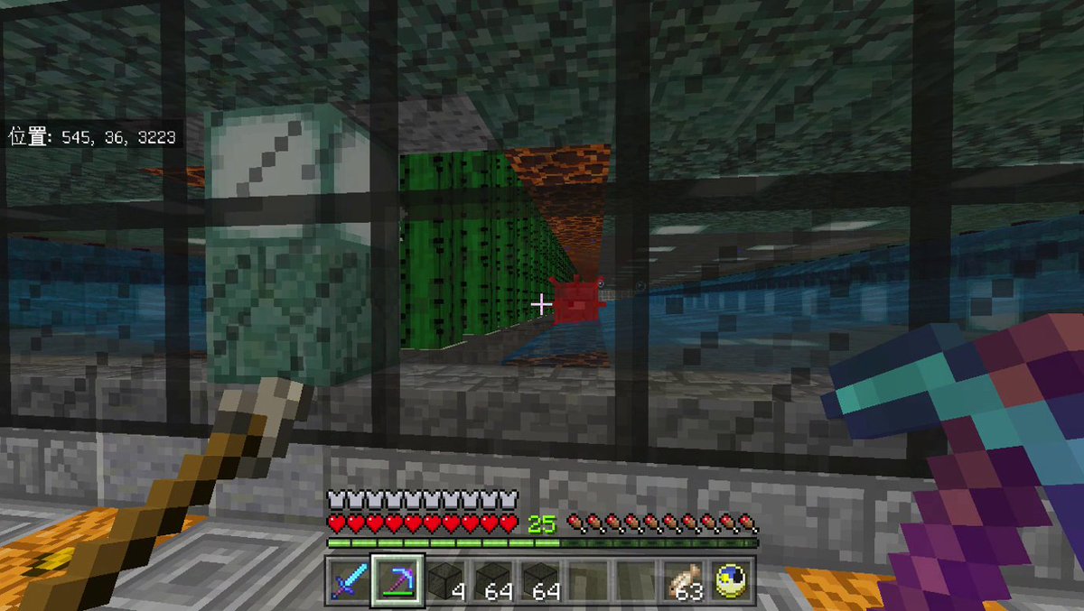 Tamonmaru ガラス回収のため突入するも 残留物ナシ Minecraft Mcbe ブレイズトラップ