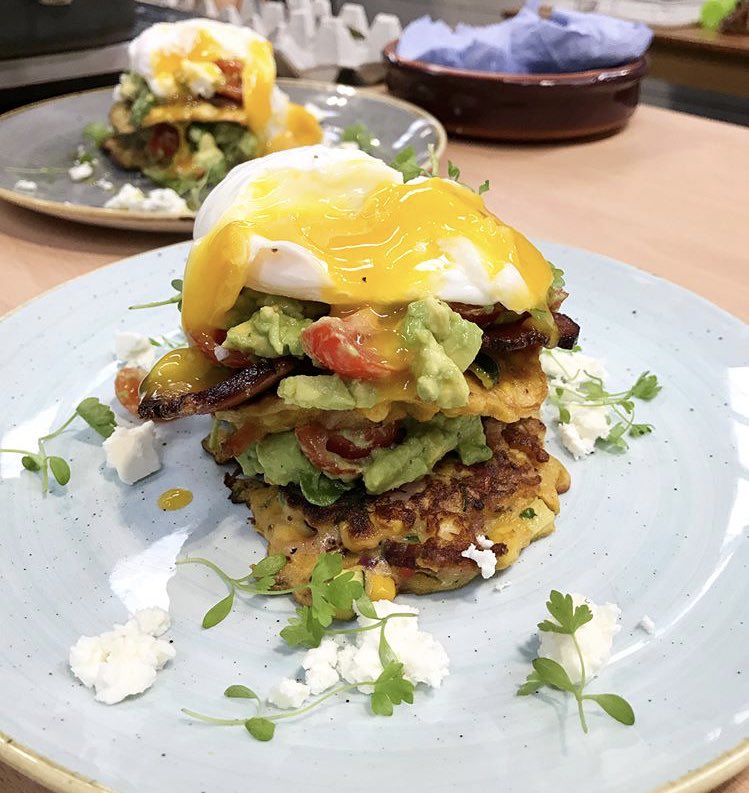 Thanks for watching my demo... look at this wholesome brunch I created 😍👨🏼‍🍳 <a href="/FGFoodFestivals/">Frosts Foodie Festival</a> <a href="/frostsgardens/">Frosts Garden Centres</a> #FoodieFestival #EatWithSpencer #BankHolidayBrunch