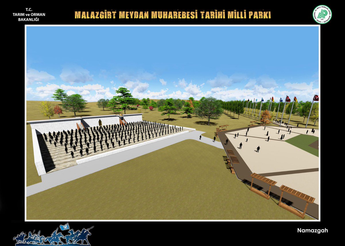 #MalazgirtMilliParkı 26 Ağustos 1071'de Anadolu topraklarını ebedî vatanımız yapan Sultan Alparslan’ı ve şehitlerimizi rahmetle anıyoruz.
