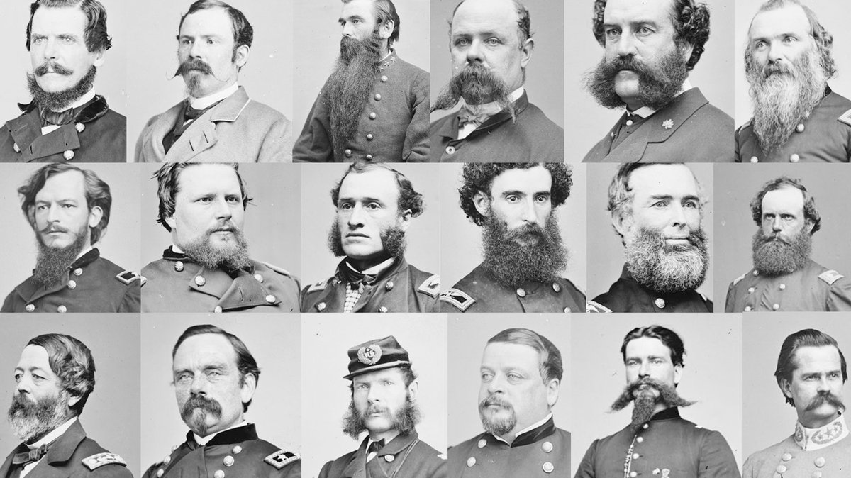 marinamaral2's tweet photo. Here is an inspiration-guide of Civil War facial hair styles. Enjoy. https://t.co/1IdBSL2Y8b