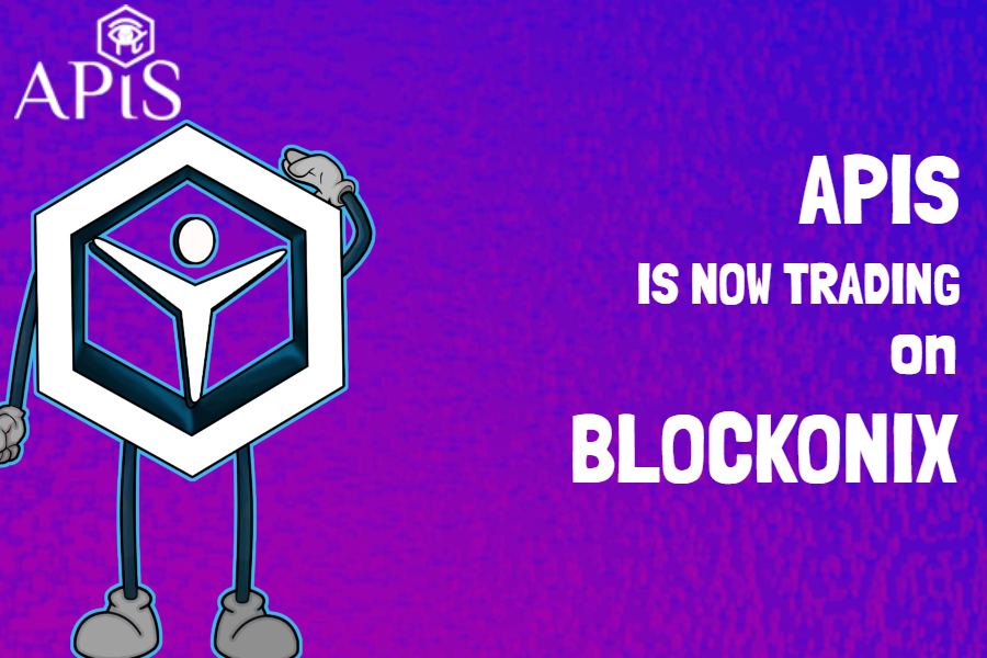 blockonix_com's tweet photo. We welcome APIS on Blockonix
Now trade APIS on Blockonix with 2 trading pairs: APIS/ETH & APIS/USDT at https://t.co/mC7V2QBILZ
#APIS #APISToken @Apis11Official #blockonix #bitindia https://t.co/ZEM3WLwEc6