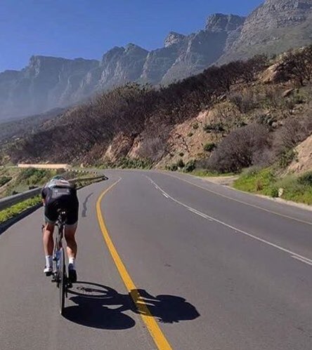 teamphoenixUK's tweet photo. Firebirds, maybe this will be you one day, out on the open road surrounded by stunning scenery 🚴‍♀️ 
Some daily motivation for a rainy bank holiday 😉 Which element of Triathlon are you enjoying the most? Cycling, swimming or running? Or all 3? #triathlontraining #teamphoenix https://t.co/O9ZoSdKfru
