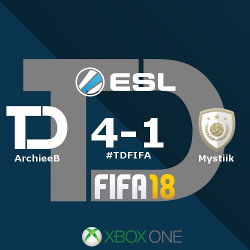 TeamDeterGG's tweet image. #TDFIFA | @ArchieeB_TD takes down 'Mystiik' 4-1 and progresses to round 2 where he faces 'Sezer03'! GGWP!