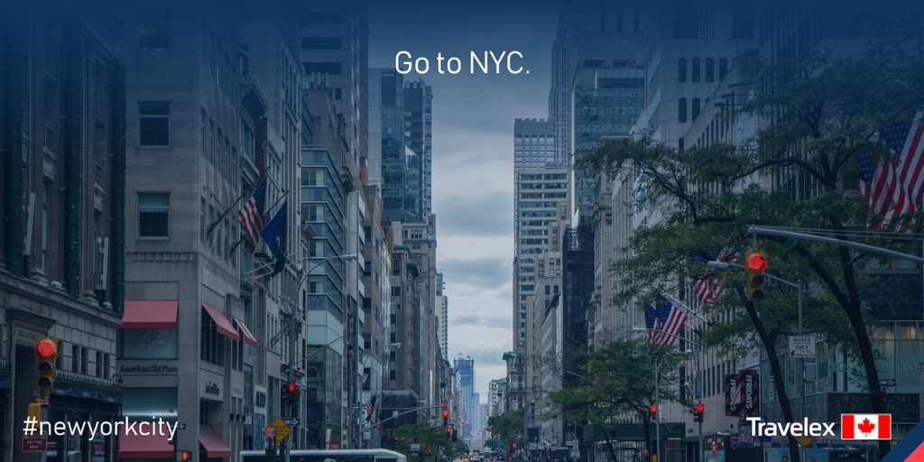 TravelexCanada's tweet photo. We hear #newyorkcity is pretty nice this time of year.  You should #go before the ❄️❄️❄️ comes.  Oh, hi @TravelexUSA!!     #goexplore #nyc #travelex #manhattan #travel #USD #currency #travelmoney https://t.co/SHeaxjkBDv https://t.co/I5RGJsvOUS