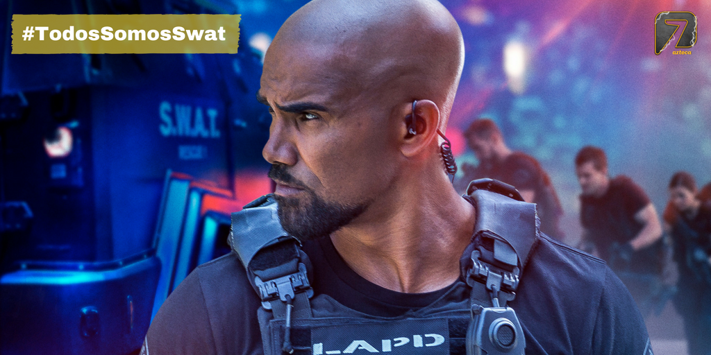 AztecaSiete's tweet photo. ¡Cuidado! El peligro está en todas partes, pero con el equipo élite de Daniel “Hondo” no hay nada que temer. #TodosSomosSwat 👊🚔🚁💣💥
¡No te pierdas toda la acción de "S.W.A.T." de lunes a jueves a las 8:30 PM por @AztecaSiete! 📺 https://t.co/TtI5F0GoBx