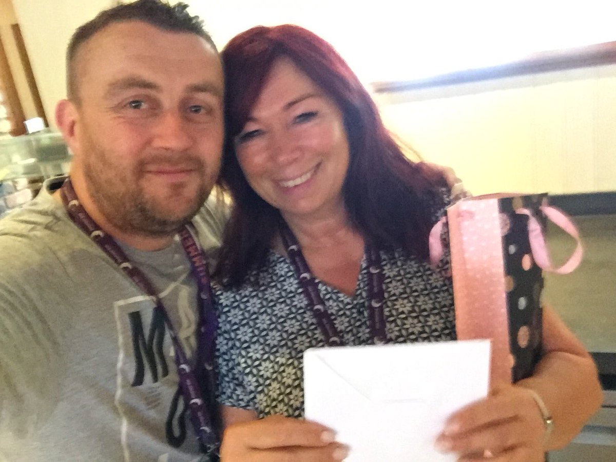 It’s was a sad yesterday when we said goodbye to Sue who is leaving restaurants after 14 yrs with whitbread all the best in your new role and thanks for all your support