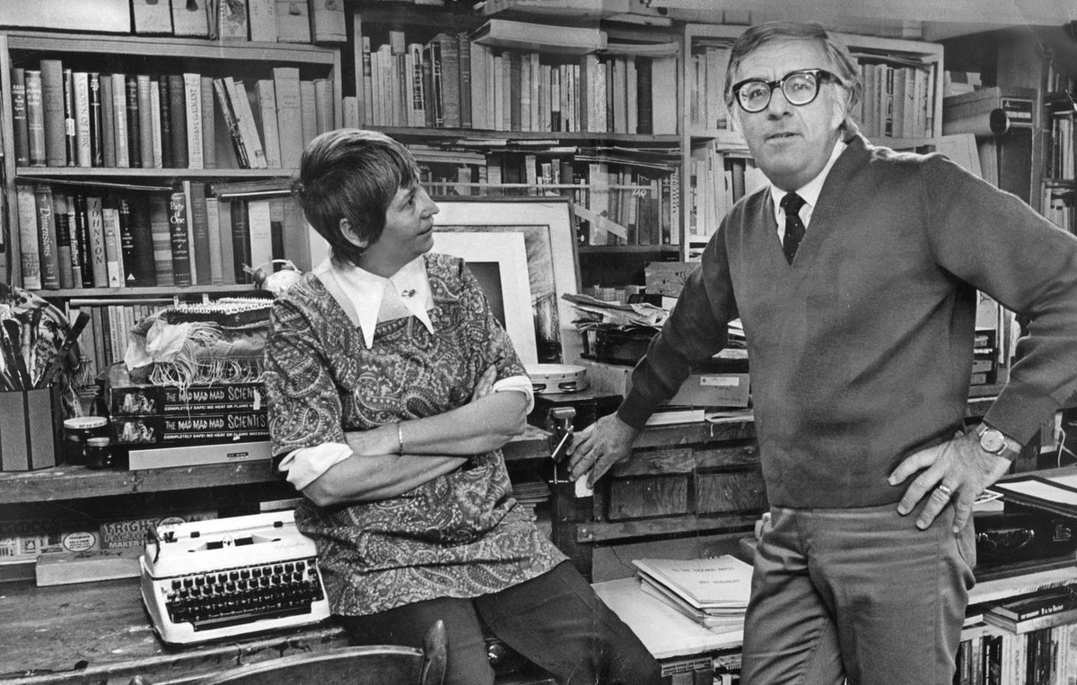 Ray Bradbury's room full of books. Bradbury left his entire collection to the Waukegan Public Library in Illinois, his place of birth.