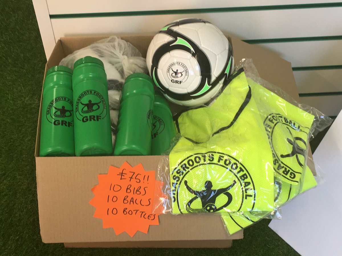RT &amp; FOLLOW to Enter 

Bank Holiday Grassroots GIVEAWAY!!!!

We have another grassroots starter pack to giveaway.  Prize is 10 Balls, 10 Bibs, 10 Bottles!!!!

Good Luck, winner will be selected at random from entrants on Facebook and Twitter on Monday 27th of August.
