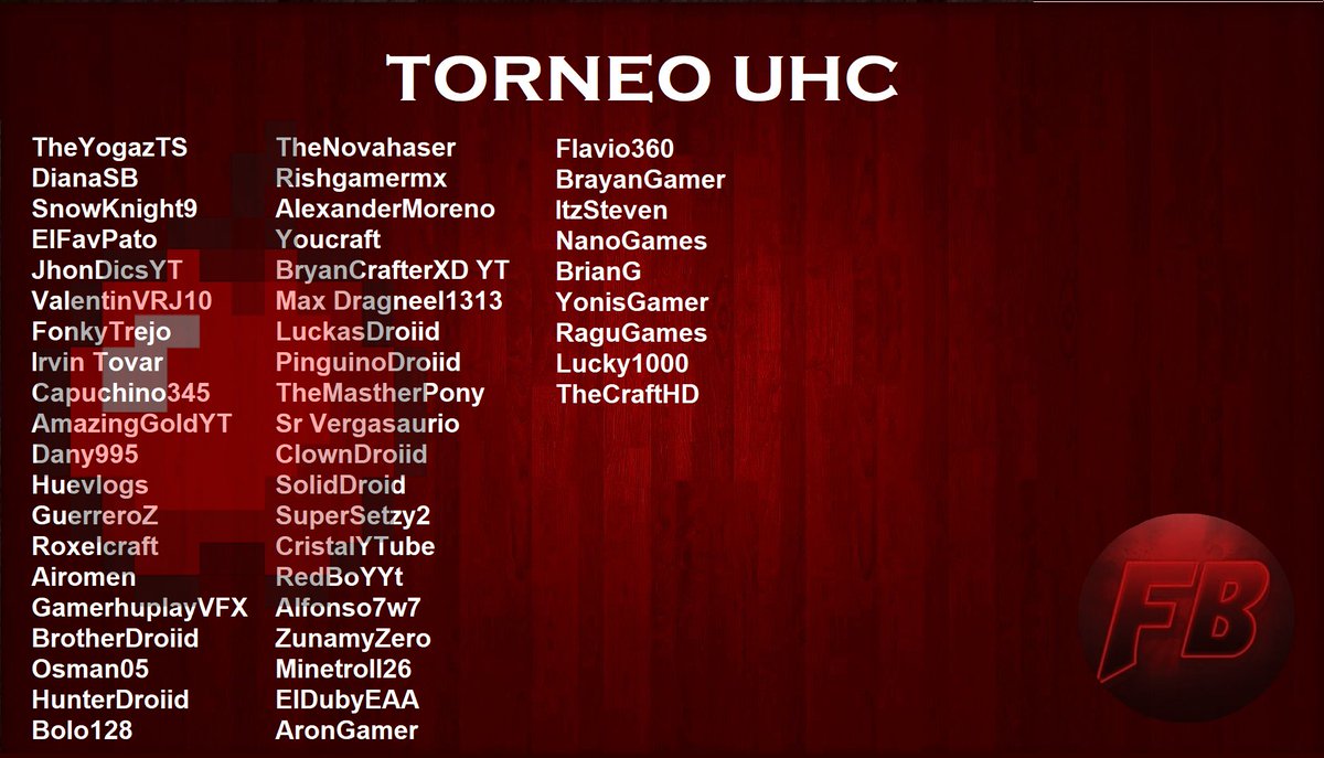 TheYogazTS's tweet image. TORNEO UHC YOUTUBE v3 --------

Quieres entrar:3 ?
Pasa el link de tu canal aqui abajo 7u7
Si tienes rango MiniYT, YT o Youtube+ en FireServer puedes unirte
Sern de 80 a 100 personas
Se aceptan YT de +1K:v

Evento gracias a:
@FireBuildersBT 
@FireServerBT 

Quien más se apunta?XD
