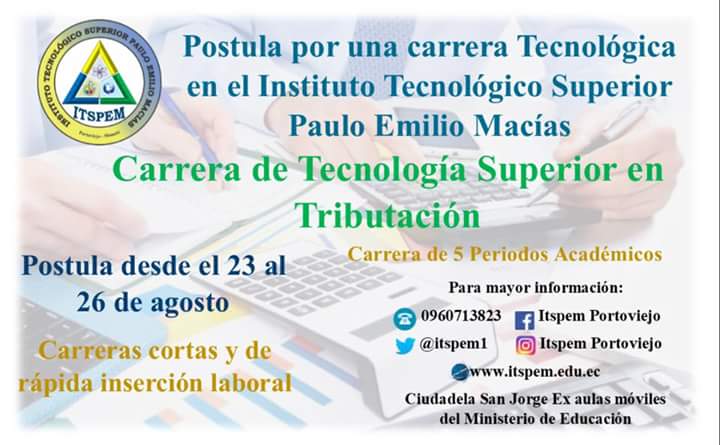 luzgalarzas's tweet photo. Hasta hoy día #YoPostuloAlItspem y escojo carreras de tercer nivel de fácil inserción laboral @ITSPEM1 @blanceli https://t.co/HqPTIbYnXo