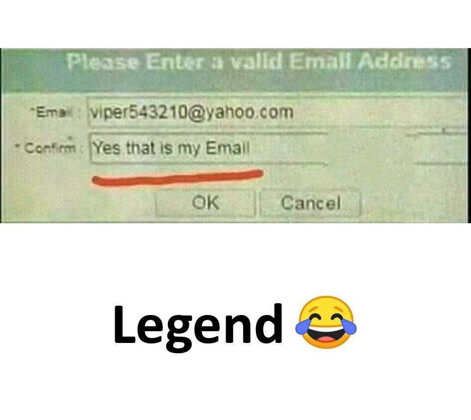 ashphoto45's tweet photo. Lol don't you just loathe having to type your email in a second time? https://t.co/DDdPMxEWfZ