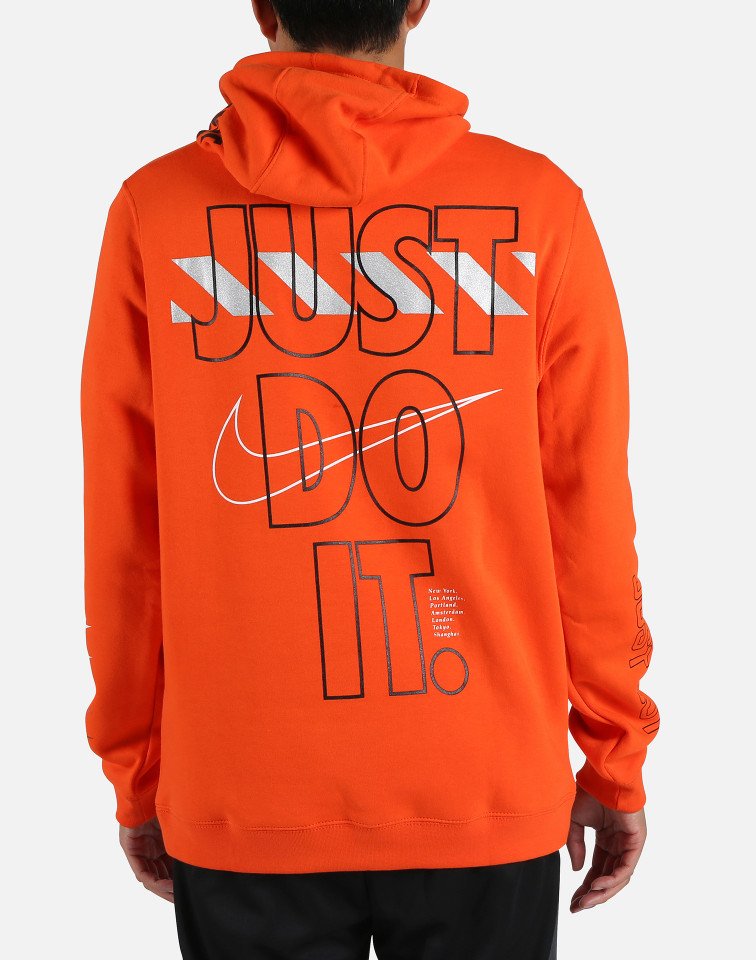 just do it nike hoodie orange