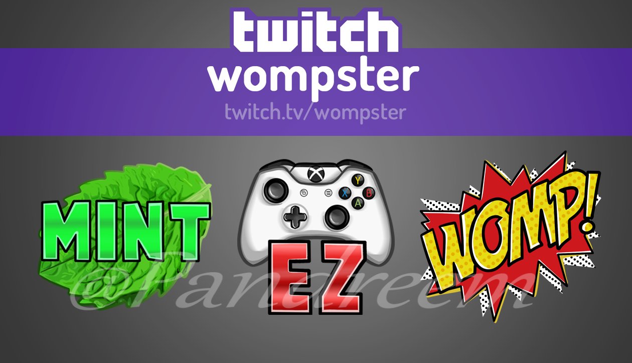 تويتر Pandreem Commissions Open على تويتر Twitch Emotes Designed For Wompster T Co Rdoy1ysp2f Was Fun Drawing Them Give Him A Follow Twitch Twitchemotes Graphicdesign Twitchemoteartist Ez Emotes Xbox Controller