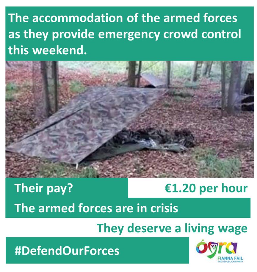 OgraFiannaFail's tweet photo. One of the overlooked stories of this weekend has been the shocking treatment of members of the armed services who have been called in to help manage crowds. Please help #DefendOurForces and sign our petition: https://t.co/7xchnofZBi https://t.co/Ej2LqaSo4B