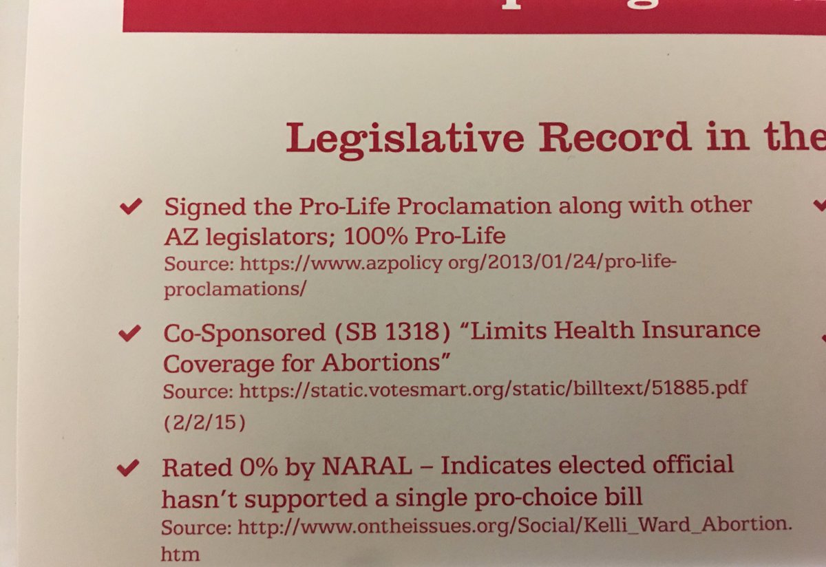 christianllamar's tweet photo. Martha McSally claims to be pro-life but her record is CONTRARY to what she says. McSally DIDNT fight to stop funding Planned Parenthood in 2018 Omnibus bill.
Dr. Kelli Ward's record is PRO-LIFE.
#AZSen #VoteWard #WeWantWard #WardforUS #SundayMorning #SundayThoughts #SundayBrunch https://t.co/ci7Gqk45oy