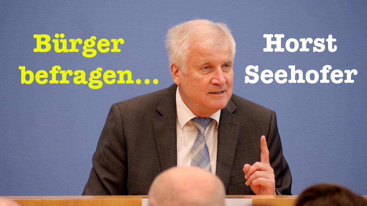 Tilo on Twitter: "BürgerPresseKonferenz mit Horst Seehofer ...