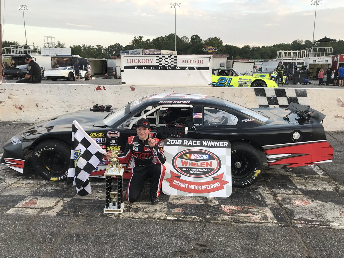 Ryan Repko (@ryan_repko14) on Twitter photo Picked up our second pole and third win in a row at <a href="/hickoryspeedway/">Hickory Motor Speedway</a> last night! I’m incredibly lucky to be surrounded by such great people and have the opportunity to drive such great racecars. Next up is the Bobby Isaac! Picked up our second pole and third win in a row at <a href="/hickoryspeedway/">Hickory Motor Speedway</a> last night! I’m incredibly lucky to be surrounded by such great people and have the opportunity to drive such great racecars. Next up is the Bobby Isaac!