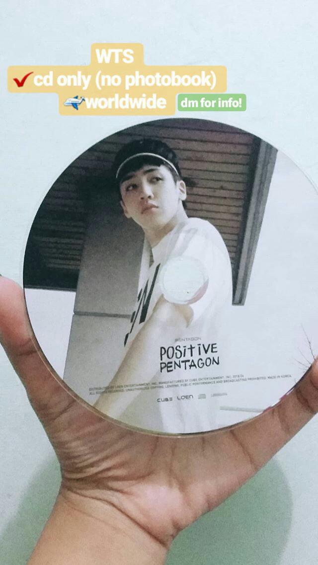 doobongie's tweet photo. [WTS] want to sell
💎PENTAGON pc &amp; cd from Positive album (Wooseok, Kino, Hui, Hongseok)
💌Details please mention / DM 
👌all ori, all good condition
✈worldwide from Indonesia
✔shopee available
#pentagon #pentagonalbum #wtspentagon hui #hongseok #kino #wooseok https://t.co/BaSElgCgYZ