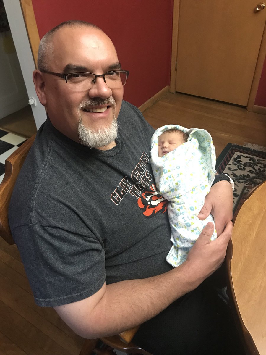 coachhays64's tweet photo. He has arrived! Grandpa Time is here! #TheWade https://t.co/JodVpV7ox9