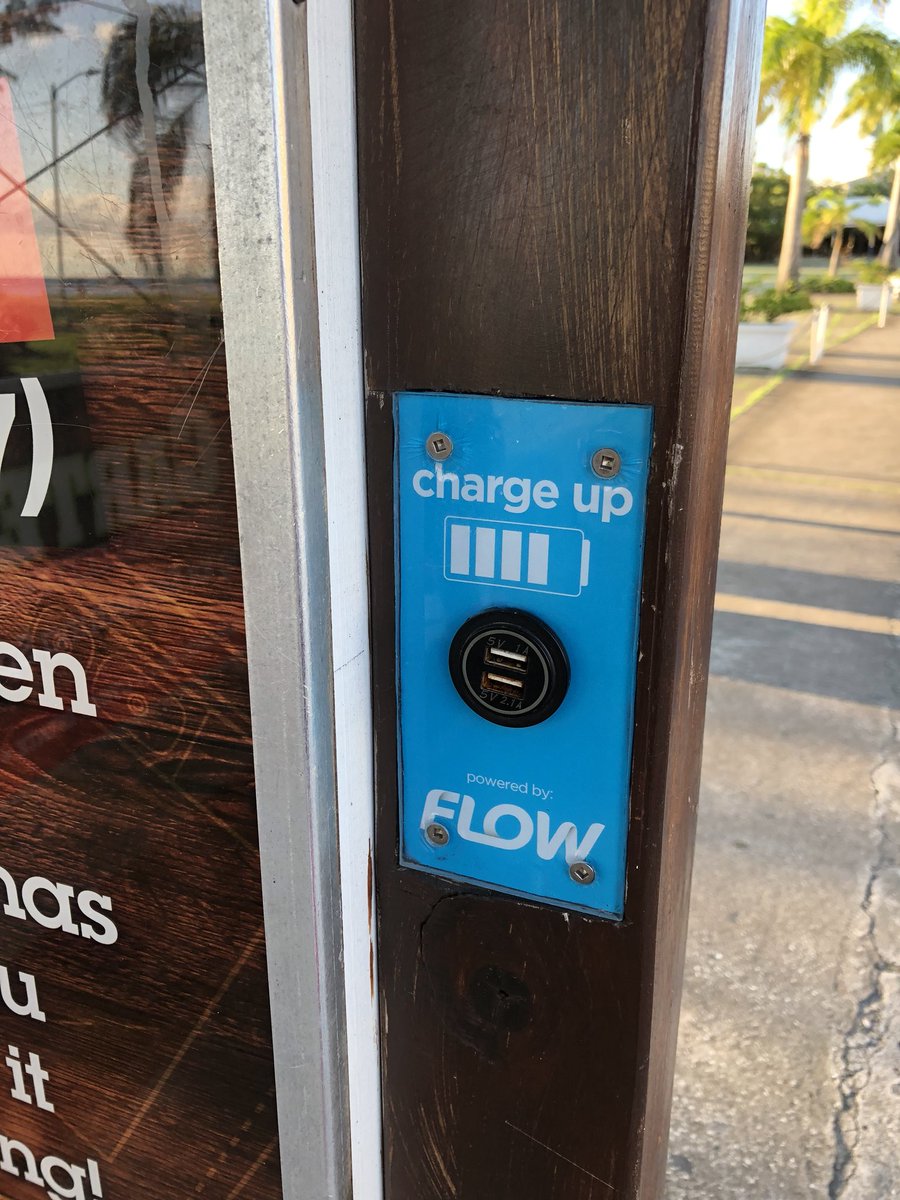 In #Barbados you can find #SolarPanels everywhere. You can even charge up your phone at the bus stop. #Renewables #Energy #LeadingTheWay #climatechange #solar #cleantech #innovation